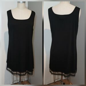 Jordan Taylor Black Cotton Dress SIZE Xl